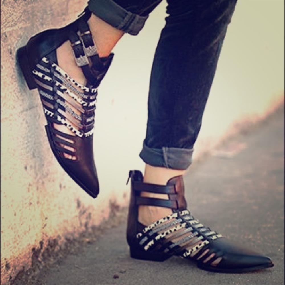 Women's "Jungle Fever" Leather Booties